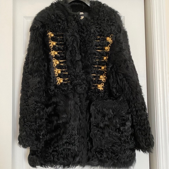 Pinko Jackets & Blazers - ❌SOLD OUT❌ PINKO Black Shearling Jacket